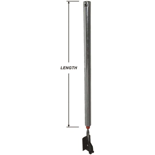 Strybuc 9/16 in. Dia x 16 in. L Tube x 18-5/8 in. L Rod Spiral Tube Window Balance with Red Bearing, 4PK - 72-P16RR-1H4