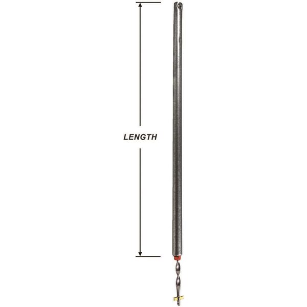 Strybuc 3/8in.Dia x 23in.L Tube x 23-5/8in.L Rod Spiral Tube Window Balance with Bearing and Crosspiece, 4PK - 76-SMS23RH4