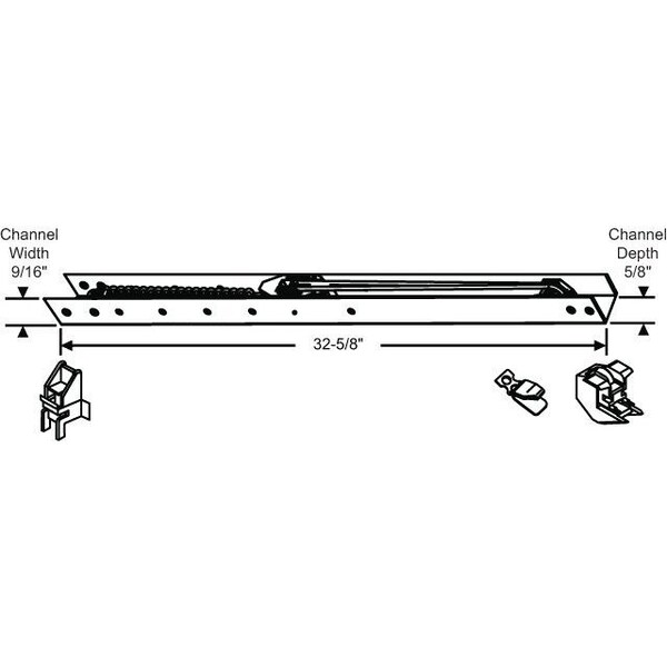 Strybuc 32-5/8 Channel Balance 17-22Lb - 60G-323-4T