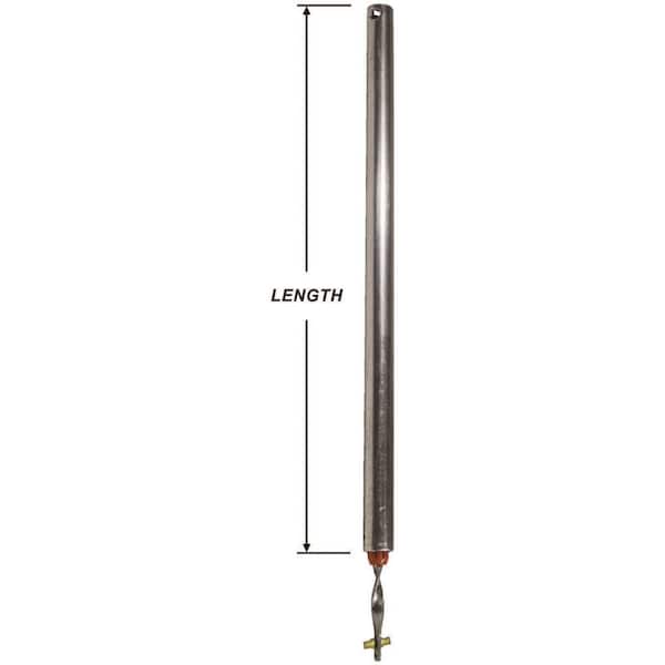 Strybuc 9/16in.Dia x 20in.L Tube x 21-3/4in.L Rod Spiral Tube Window Balance w/Bearing and Crosspiece, 4PK - 70-N20RRH4