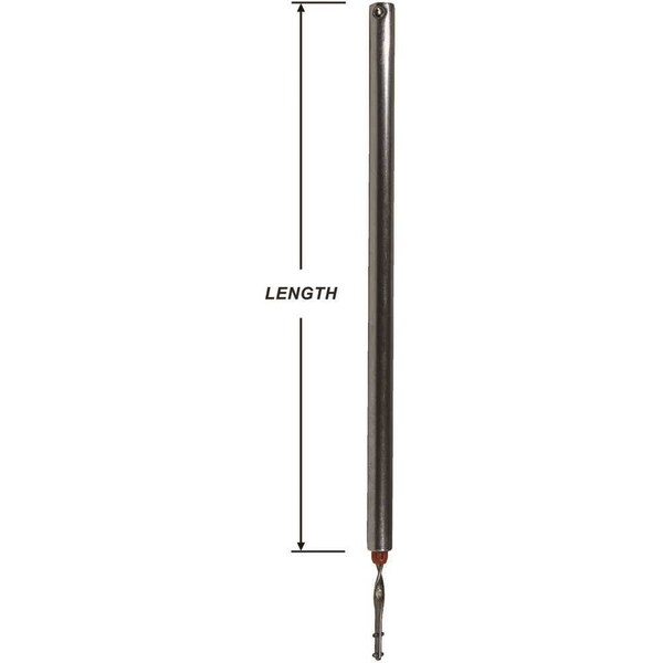 Strybuc 9/16 in. Dia x 22 in. L Spiral Tube Window Balance with Red Bearing with 2 Rod Pins, 4PK - 85-22RH4