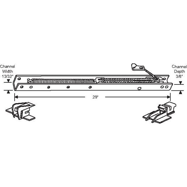 Strybuc 29in Channel Balance 3/8 Depth - 64-283-3