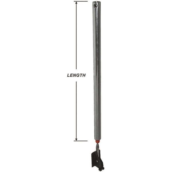 Strybuc 9/16in. Dia x 27in. L Tube x 29-5/8in. L Rod Spiral Tube Window Balance with Red Bearing, 4PK - 72-P27RR-1H4