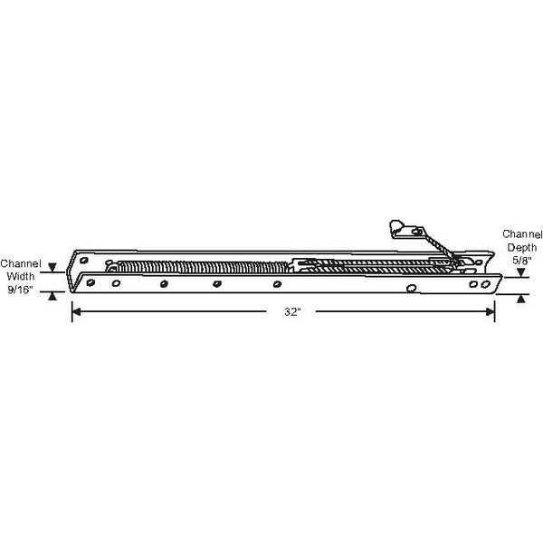 Strybuc 32in Channel Balance 35-39 Lbs - 60-3165