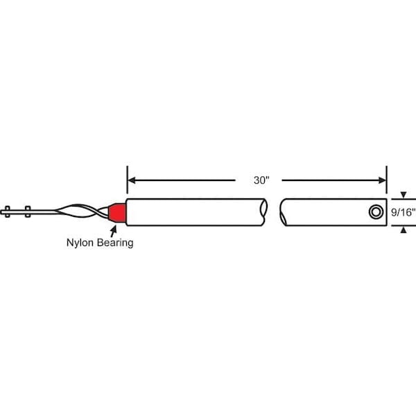 Strybuc 30in Tilt Tube Balance - 85-30R