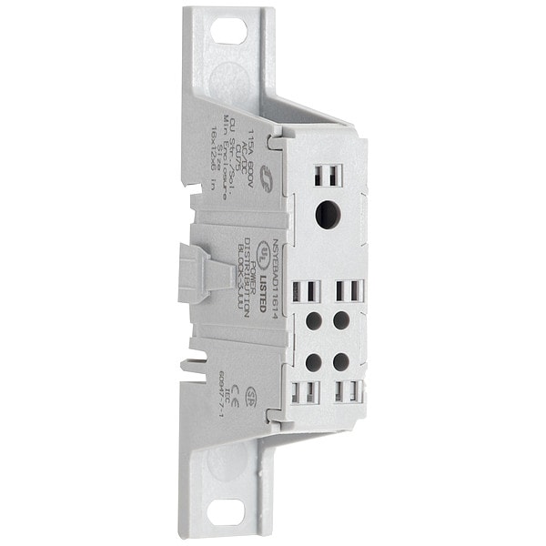 Bloque de distribución de energía Square D, Cu, 600V AC/DC - NSYEBAD11614
