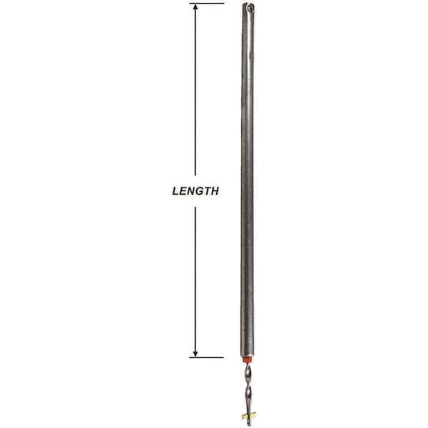 Strybuc 3/8in.Dia x 25in.L Tube x 25-5/8in.L Rod Spiral Tube Window Balance with Bearing and Crosspiece, 4PK - 76-SMS25RH4