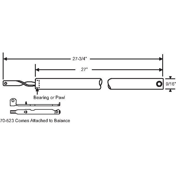 Strybuc 5/8in Plastic Tube Balance - 80-S27P-1