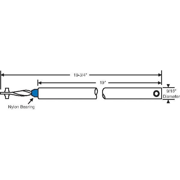 Strybuc 19in Blue Spiral Balance - 70-N19SB