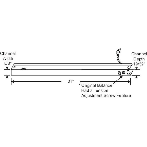 Strybuc 21in Channel Balance - 61-205