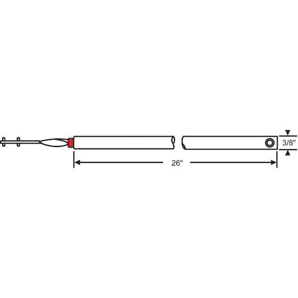 Strybuc 26in Tilt Tube Balance 3/8in - 83-26R