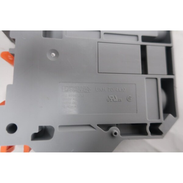 Bloque de terminales y contacto de Phoenix Contact, UKH 704X10 - UKH 70/4X10.