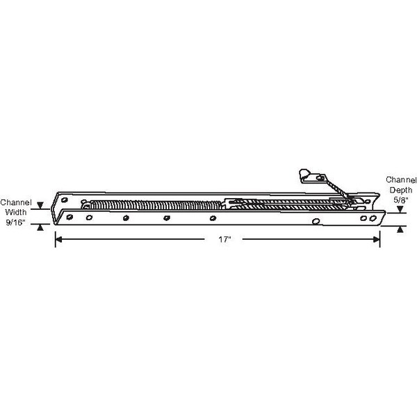 Strybuc 17in Window Channel Balance - 60-161