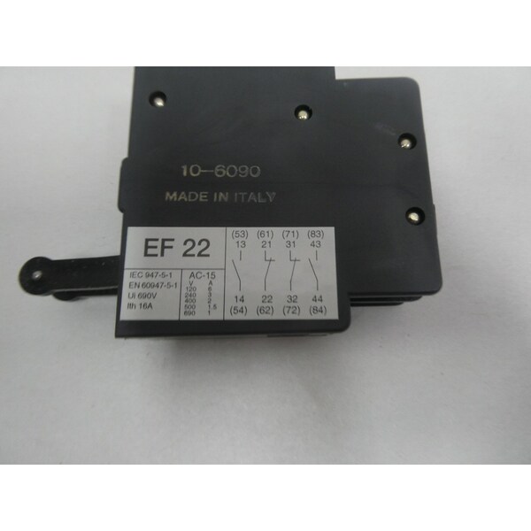 Bloque de terminal y contacto auxiliar de Eaton Cutler-Hammer - C320KA6 EF22 10-6090