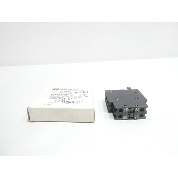 Bloque de terminal y contacto auxiliar de Eaton Cutler-Hammer - C320KA6 EF22 10-6090