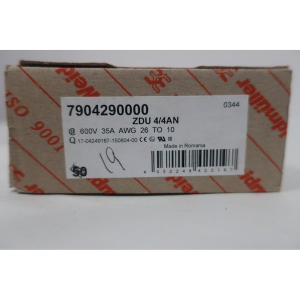 Caja de 50 Terminales y Bloques de Contacto - 7904290000