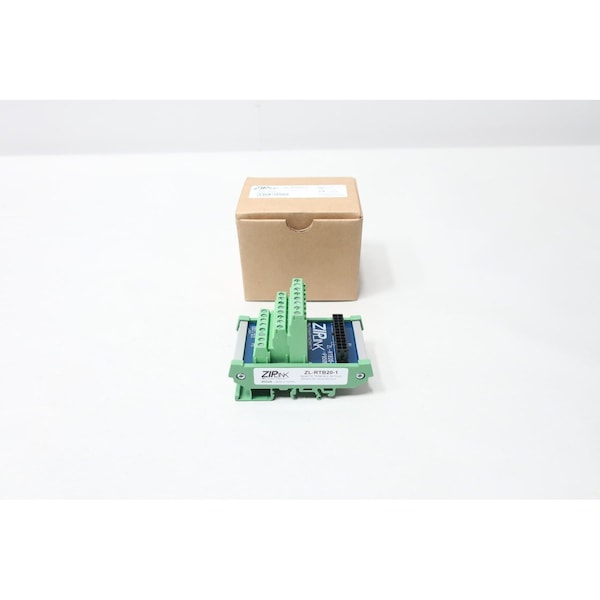 Terminal remoto y bloque de contactos ZIPLINK de Automation Direct - ZL-RTB20-1