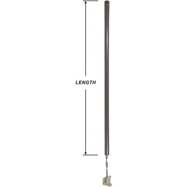 Strybuc 9/16 in. Dia Spiral Tube Window Balance with Foot Attached 18 in. L Tube x 19-3/4 in. L Rod, 4PK - 80-18P-1AH4