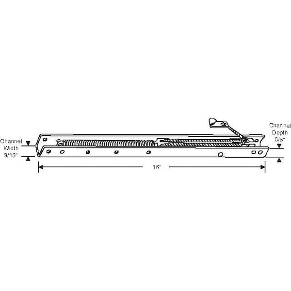 Strybuc 16in Window Channel Balance - 60-151