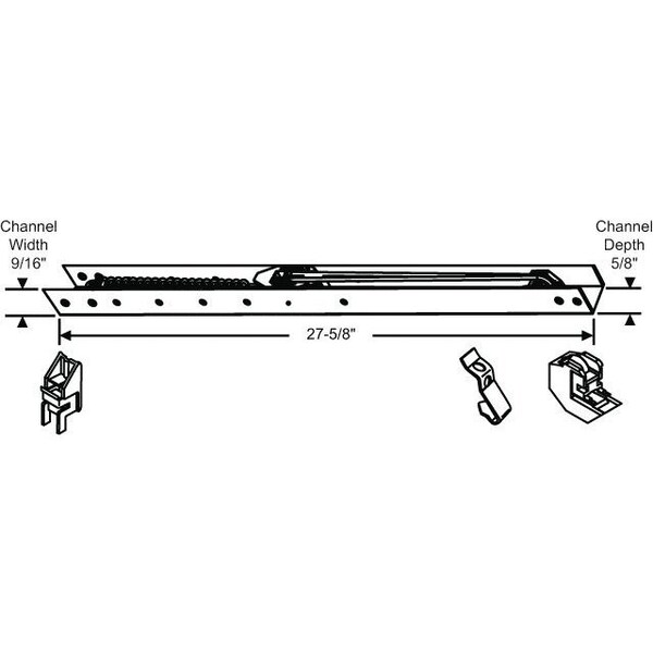 Strybuc 27-5/8in Channel Balance - 60G-274-1Q