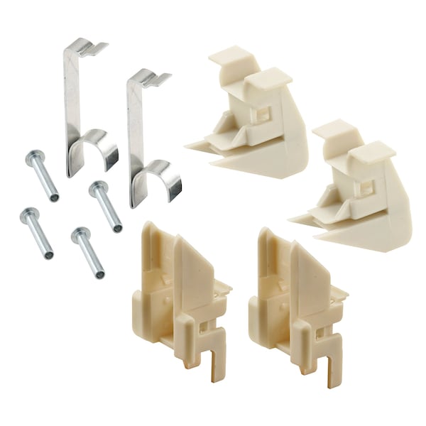 Prime-Line Channel Balance Accessories, Nylon and Steel Components, FS 101-Top and FS 153-Bottom (2 Sets) - MP101153