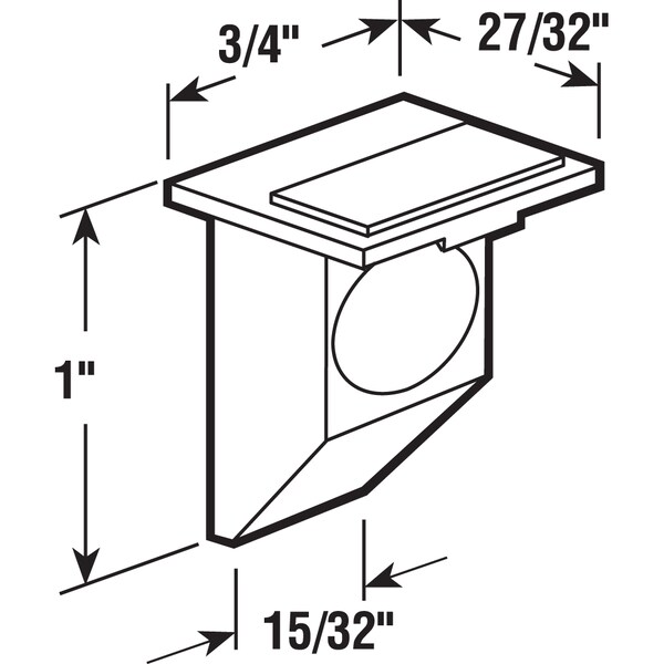 Prime-Line Nylon Sash Cam for Channel Balance 2 Pack - H 3917