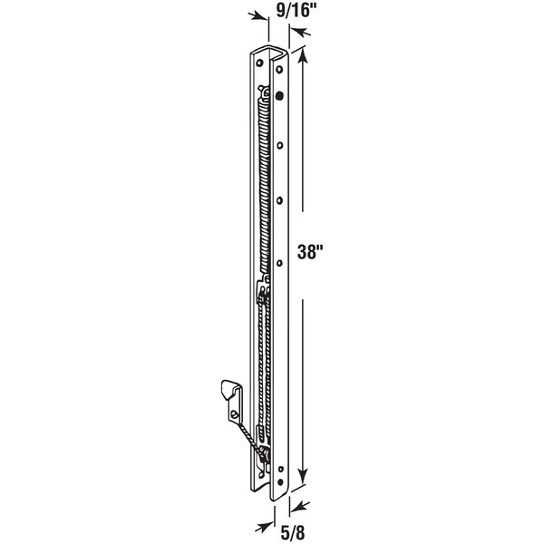 Prime-Line 38 in. Window Block and Tackle Sash Balance (Single Pack) - FA 3730
