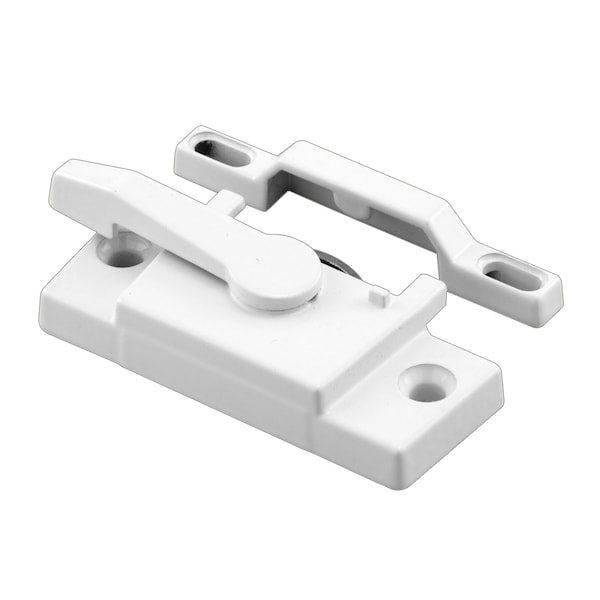 Prime-Line Sash Lock, Diecast Construction, White Powder Coat, Used on Single - F 2744