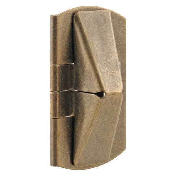 Primeline Tools 1 in. x 2 in. Stamped Steel Antique Brass Plated Finish Window Flip Lock (2 Pack) - U 9929