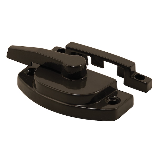Prime-Line 2-1/16 in., Diecast Bronze Baked-On Enamel Double Hung Window Sash Lock Single Pack - F 2763
