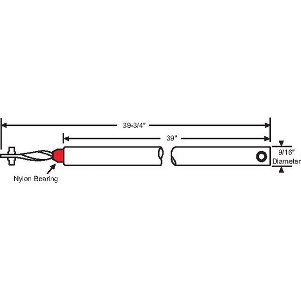 Strybuc 39in Red Spiral Balance - 70-N39SR
