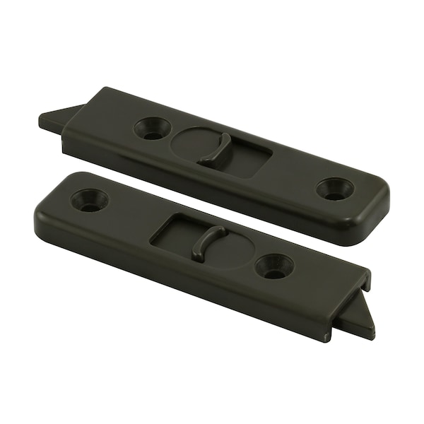 Prime-Line Window Tilt Latch, Plastic, Fits Windsor Windows, Bronze Color, Left/Right Hand Latches 1 Pair - F 2923