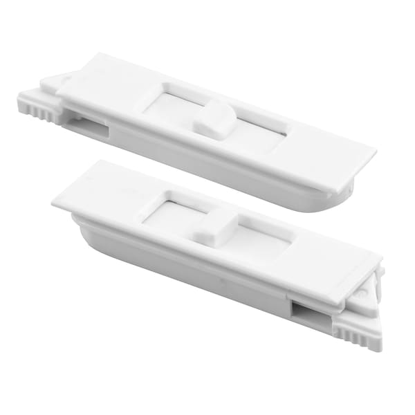 Prime-Line Window Tilt Latch, Plastic, Fits Altrium Windows, Euro White, Left and Right Hand Latches 1 Pair - F 2926