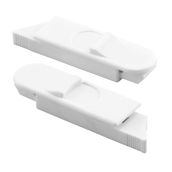 Prime-Line Window Tilt Latch, Plastic, For Champion Windows, White, Left & Right Hand Latches 1 Pair - F 2924