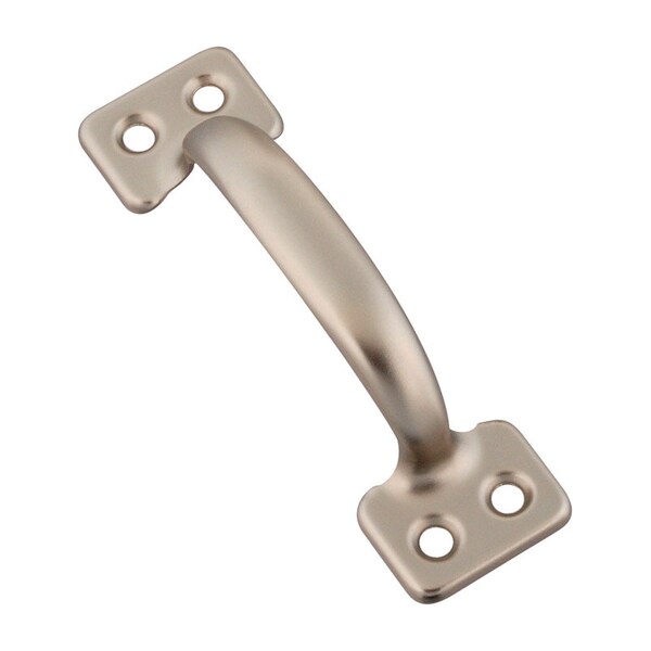 National Hardware National Hardware WeatherGuard 4 in. L Satin Nickel Silver Steel Universal Sash Lift Handle 1 pk - N325-563