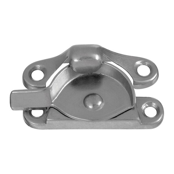 National Hardware National Hardware Satin Nickel Silver Die-Cast Zinc Sash Lock 1 pk - N325-381