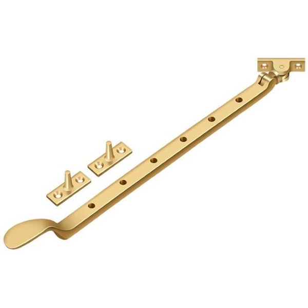 Deltana Colonial Casement Stay Adjuster Lifetime Brass 13" - CSA13CR003
