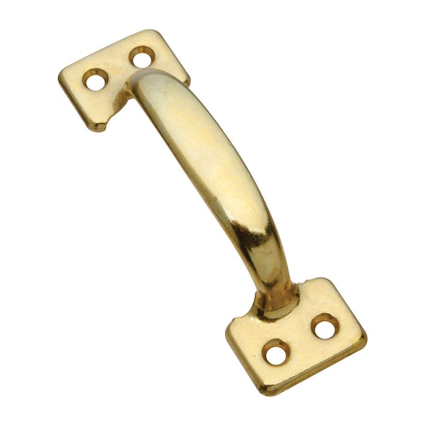 National Hardware National Hardware 4 in. L Brass Gold Steel Universal Sash Lift Handle 1 pk - N116-558