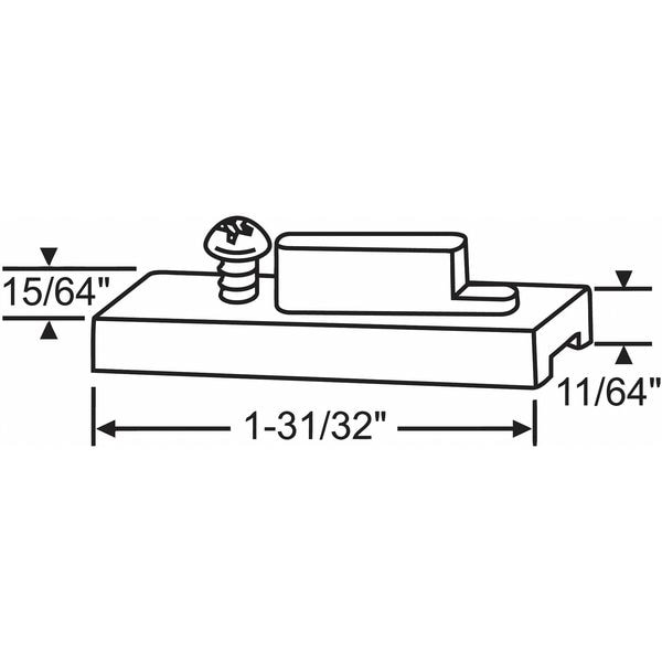 Zoro Select Tube Balance Bar, Pivot, 1-31/32" L - 83-504