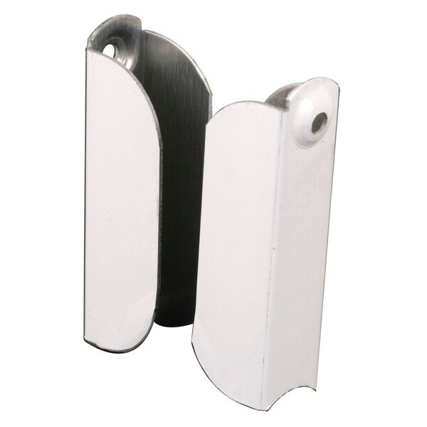 Prime-Line Prime-Line Painted White Aluminum 7/16 in. W X 2 in. L Screen Top Hanger 2 pk - PL7845