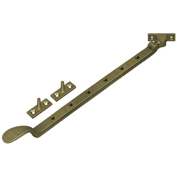Deltana Colonial Casement Stay Adjuster Antique Brass 13" - CSA13U5