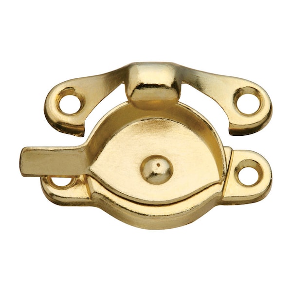 National Hardware National Hardware Brass Gold Die-Cast Zinc Sash Lock 1 pk - N148-684