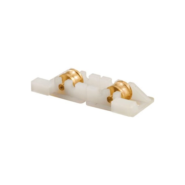 Prime-Line Prime-Line Sliding Window Tandem Roller Assembly, 3/8" Brass Wheels - G 3131