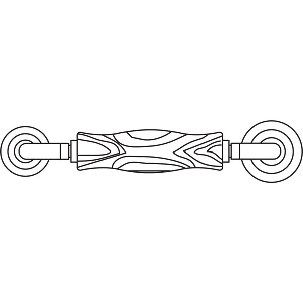 Prime-Line Prime-Line Brown Vinyl 2-1/2 in. L Screen Rolling Tool 1 pk - P7720