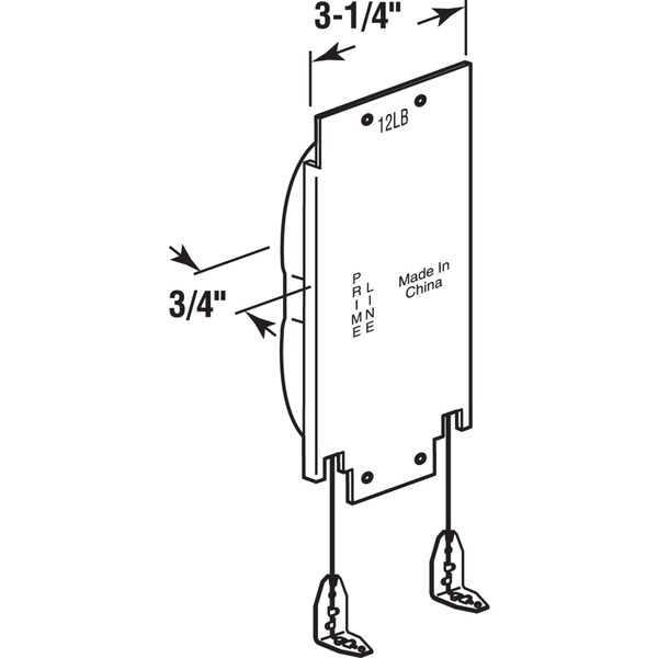 Prime-Line Prime-Line Silver Steel Sash Balance 6-3/8 in. L X 0.75 in. H 1 pk - H3630