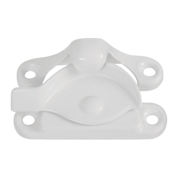 National Hardware National Hardware White Die-Cast Zinc Sash Lock 1 pk - N248-468