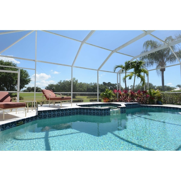 Phifer Fiberglass Pool  Patio Screening, 72 x 25', Charcoal, 18x14 Mesh, One Roll - 3003398