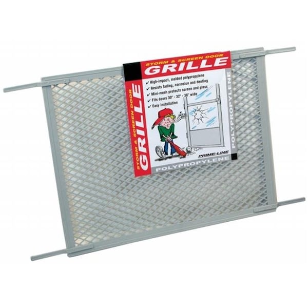 Prime-Line Prime Line Products 34-.50ft. X 20in. Gray Screen Door Grill  PL15515 - PL15515