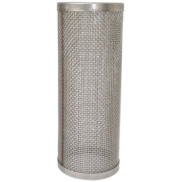 Green Leaf BANJO P Series LS250 Mesh Screen, 2-19/32 in Dia, 50 Mesh, Poly/Stainless Steel, Gentian Blue - LS250SSBG1