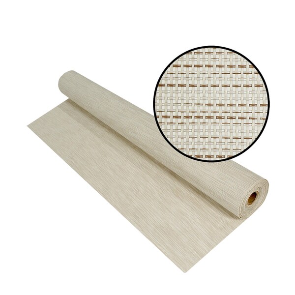 Phifer Vinylcoated Polyester Exterior Shading Fabric, Blocks 80 Heat, 60x100', Stucco, One Roll - 3004079